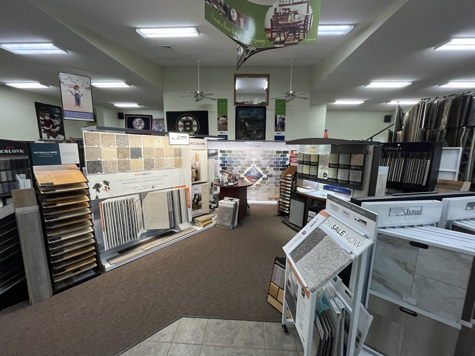 Inside store | Enfield Carpet Center Inc